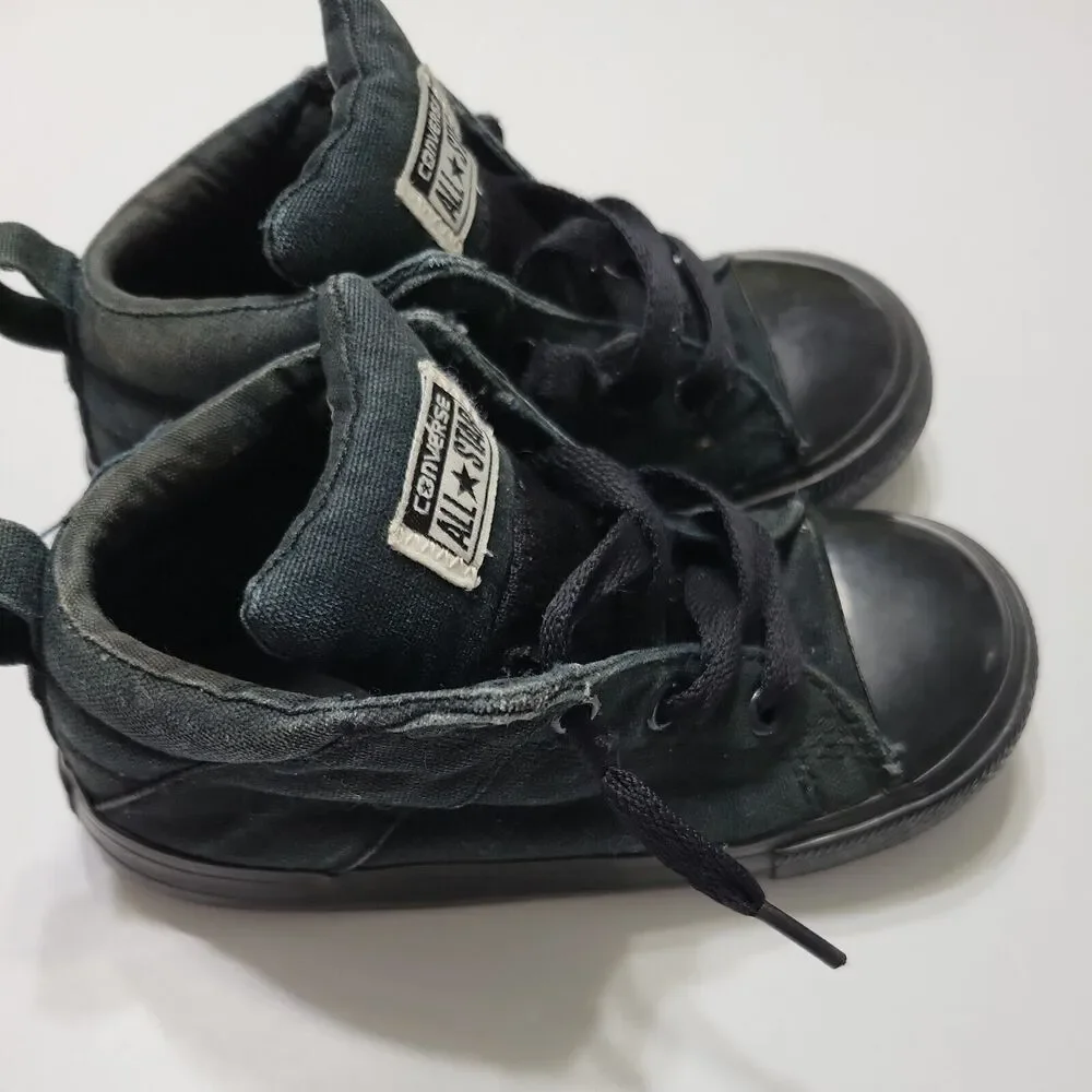 Converse Shoes Boys 10 Chuck Taylor All Star Sneakers Black‎ High Sneaker